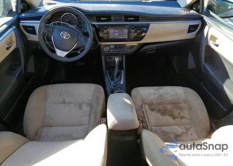 2014 Toyota Corolla L z USA, uszkodzony, nr VIN 2T1BURHE1EC162024